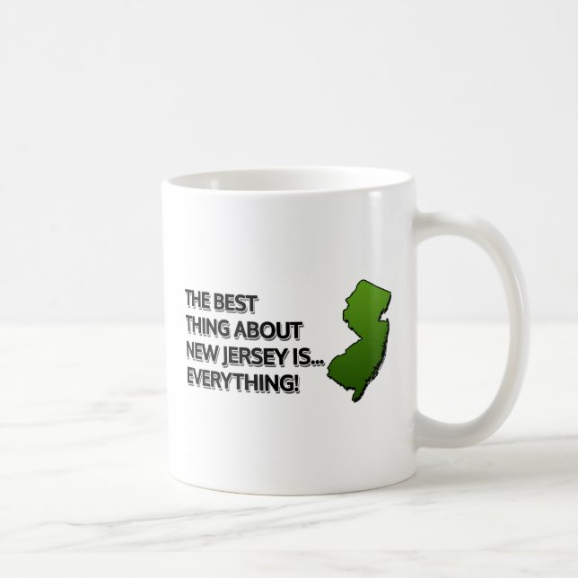 Das Beste an New Jersey ist... Alles! Kaffeetasse (Rechts)