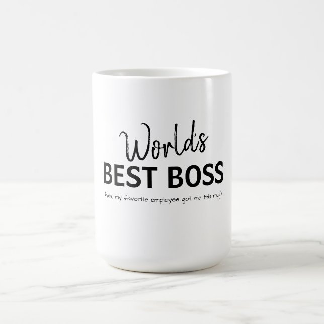 Das beste Boss-Funny-Geschenk der Welt Kaffeetasse (Mittel)