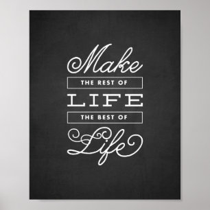 Das Beste des Lebens   Art Print Poster
