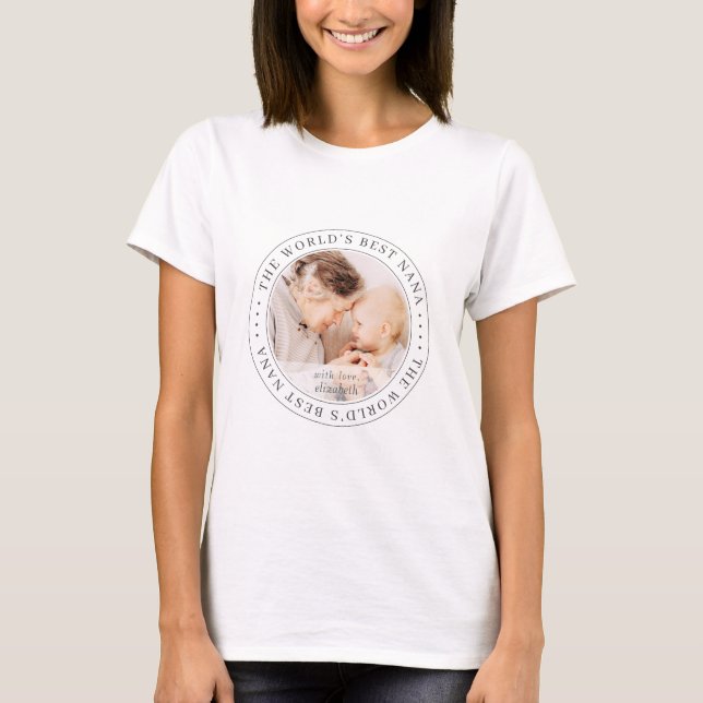 Das beste einfache Foto der Nana-Klassik T-Shirt (Vorderseite)