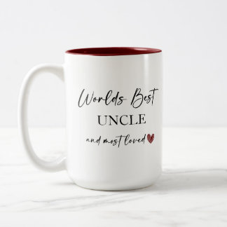 Das beste Foto der Welt und das Liebste Zweifarbige Tasse