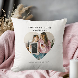 Das beste Foto für die Mama aller Zeiten Kissen