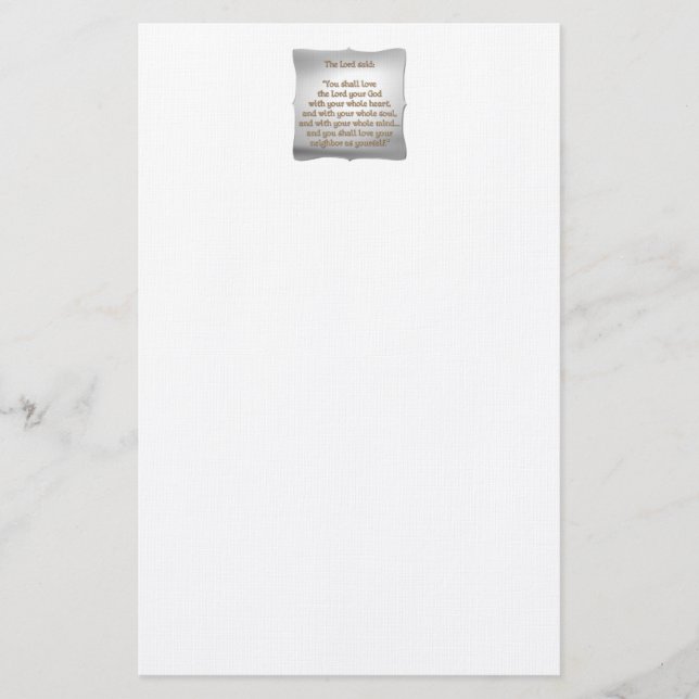 Das Beste Gebot Briefpapier (Vorderseite)