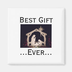 Das beste Geschenk aller Zeiten Weihnachtsgeburtsg Magnet