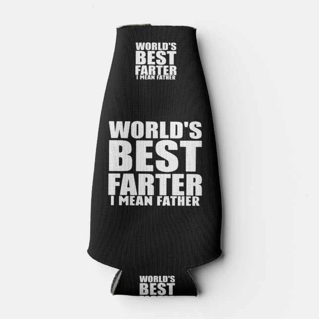 Das beste Geschenk für den Vater der Welt Flaschenkühler (Vorderseite)
