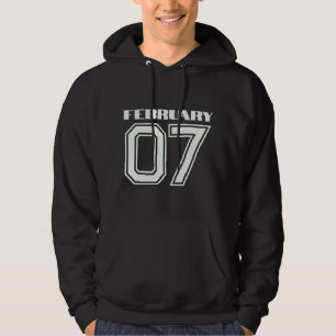 Das beste Geschenk für Geburtstag 7. Februar Hoodie