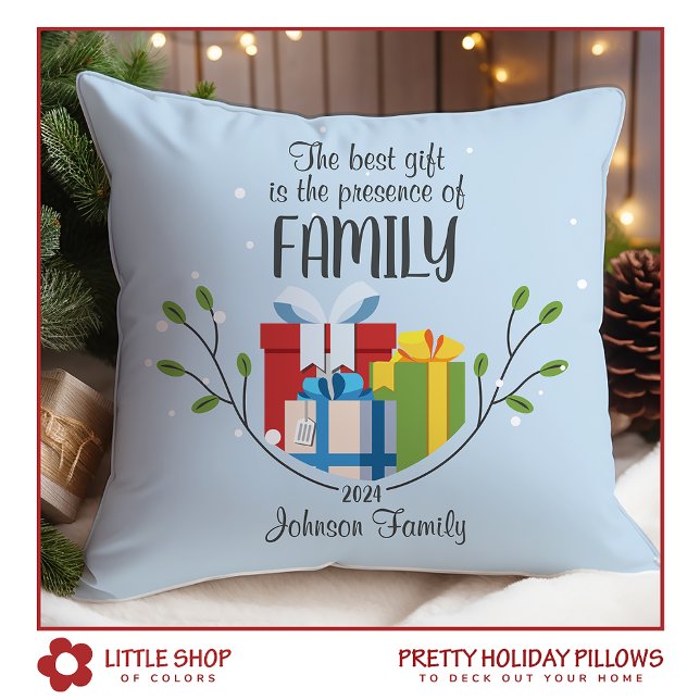 Das beste Geschenk ist ein Familienurlaub, den Sie Kissen (Von Creator hochgeladen)