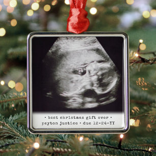 Das beste Geschenk überhaupt Ultraschall-Baby-Foto Ornament Aus Metall