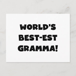 Das beste Gramma Schwarz oder Weiß der Welt Postkarte