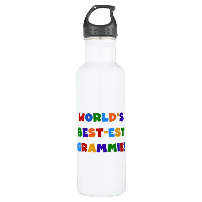 Das beste Grammie der Welt Edelstahlflasche (Vorderseite)