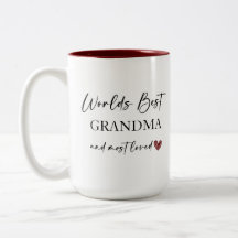 Das beste Grandma der Welt und das liebste Foto