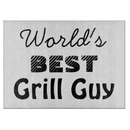 Das beste Grill-Typ-Zitat der Welt Schneidebrett