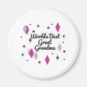 Das beste große Grandma des Mitteljahrhunderts Magnet
