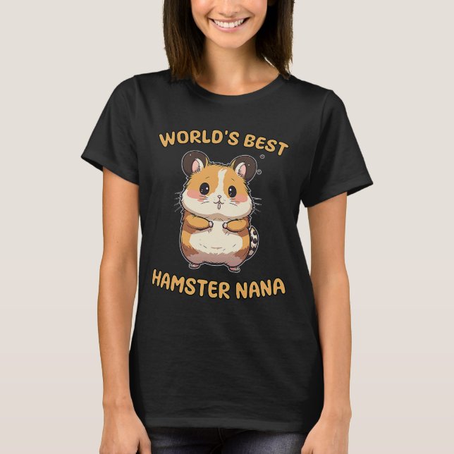 Das beste Hamster-Grandma-Zitat der niedlichen Wel T-Shirt (Vorderseite)
