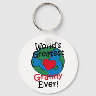 Das Beste Herz der Granny Welt Schlüsselanhänger