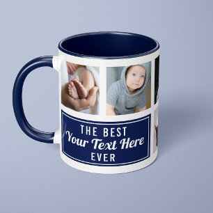 Das Beste Ihr Text Hier Je Navy Benutzerfoto Tasse
