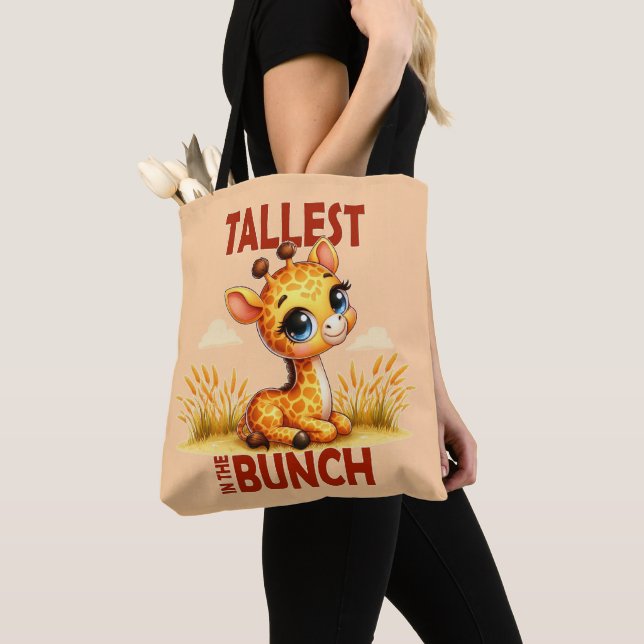 Das Beste im Bunch Pun Niedlicher Baby Giraffe Car Tasche (Von Nahem)