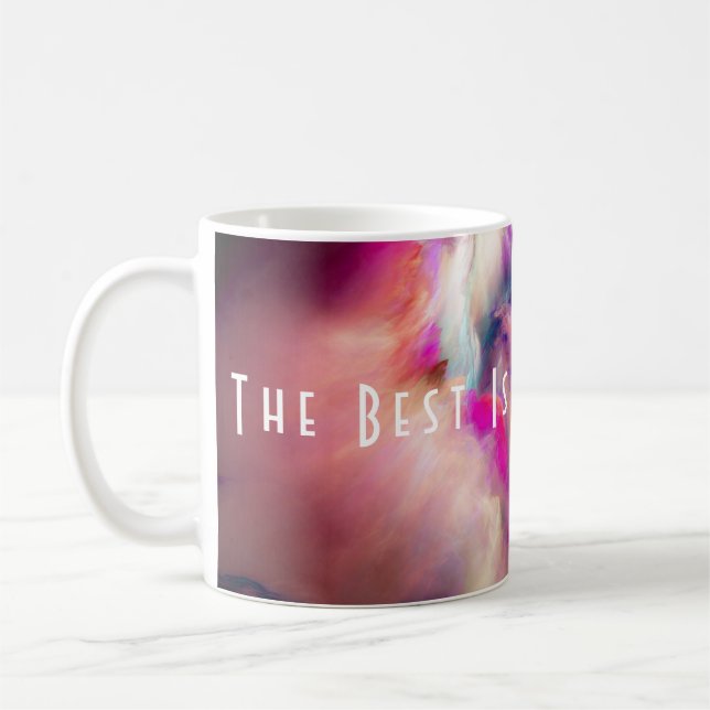 Das Beste ist Bleibe Kaffeetasse (Links)