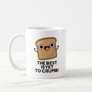 Das Beste ist es noch zu zerkleinern lustigen Brot Kaffeetasse