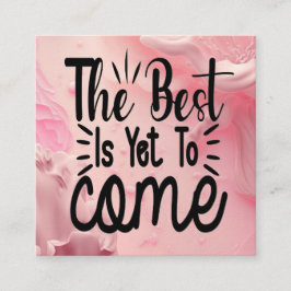 Das Beste ist noch nicht da Begleitkarte