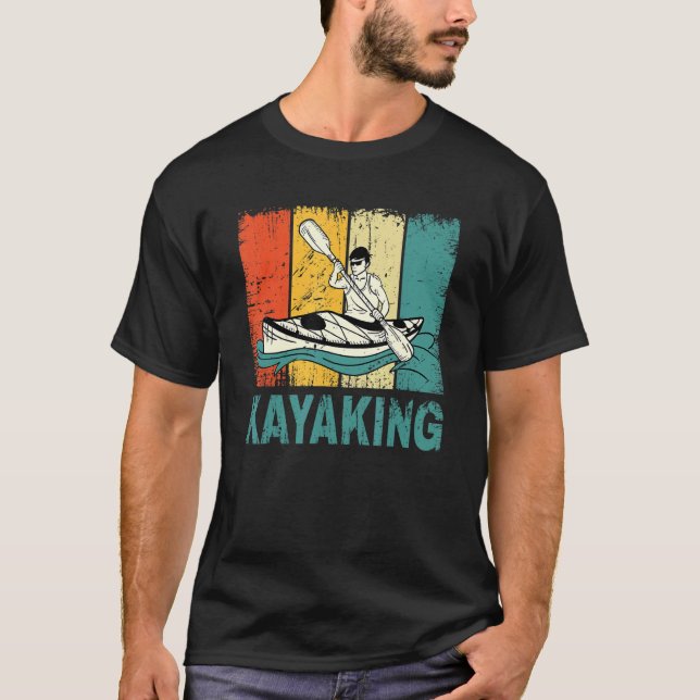 Das beste Kajakfahren für Männer Kajak Kajak T-Shirt (Vorderseite)