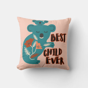 Das beste Kind je Koala Muttertag Kissen