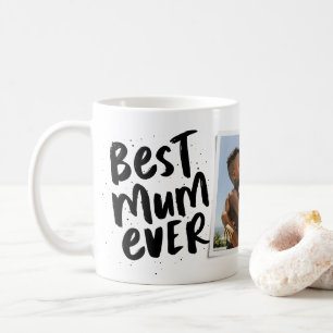 Das beste Mama des modernen Schwarzen Fotos Mutter Kaffeetasse