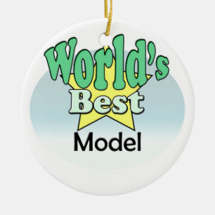Das beste Modell der Welt Keramikornament