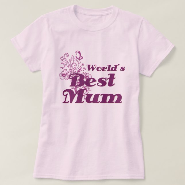 Das beste Mum-Shirt der Welt T-Shirt (Design vorne)