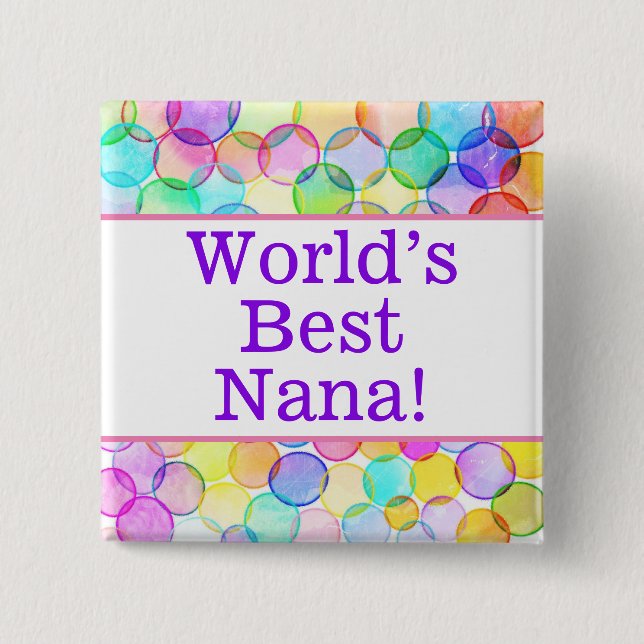 Das beste Nana-Button der Welt Button (Vorderseite)