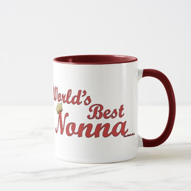 Das beste Nonna der Welt Tasse (Rechts)