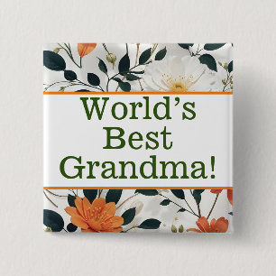 Das beste Oma-Button der Welt Button