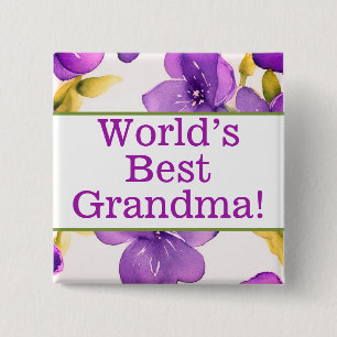 Das beste Oma-Button der Welt Button