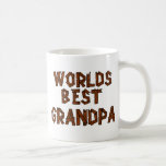 Das beste Opa der Welt Kaffeetasse<br><div class="desc">Das beste Opa-Design der Welt aus Holz. Ideal für einen Zimmermann am Tag des Vaters oder Großeltern oder für Großvater zum Geburtstag.</div>