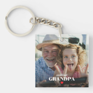 Das beste Opa-Foto-Geschenk für Opa Schlüsselanhänger