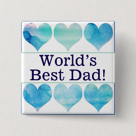 Das beste Papa-Button der Welt Button
