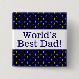 Das beste Papa-Button der Welt Button