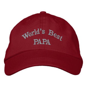 Das beste Papa der Welt Bestickte Baseballkappe