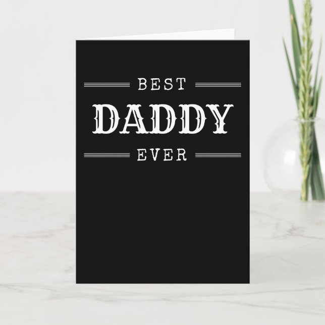 Das beste Papa-Geschenk für Väter Karte (Vorderseite)