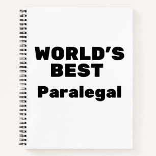 Das beste Paralegal der Welt Notizbuch