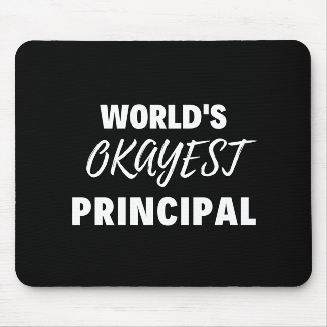 Das beste Prinzip der Welt Mousepad (Vorne)