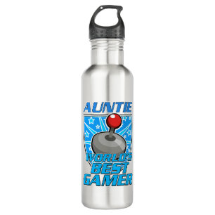 Das beste Retro-Logo von Auntie World Edelstahlflasche