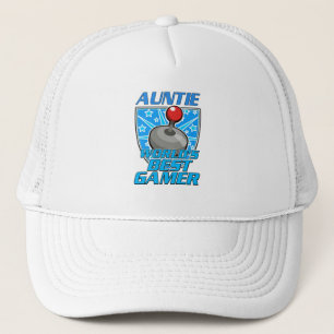 Das beste Retro-Logo von Auntie World Truckerkappe