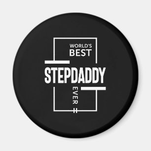 Das beste Stepdaddy-Geschenk der Mens World Magnet