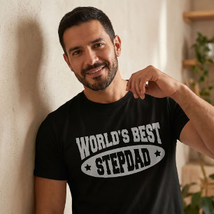 Das beste Stiefvater T-Shirt der Welt - Schwarz od