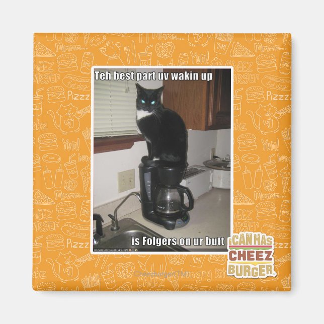 das beste Teil uv aufwachen Magnet (Vorne)