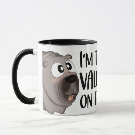Das beste Valentine auf vier Pfoten Tasse