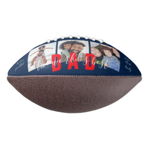 DAS BESTE VATER-Custom-Foto DER WELT Personalisier Football