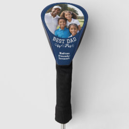 Das beste Vater nach Par Vatertag Foto heißt Blau Golf Headcover
