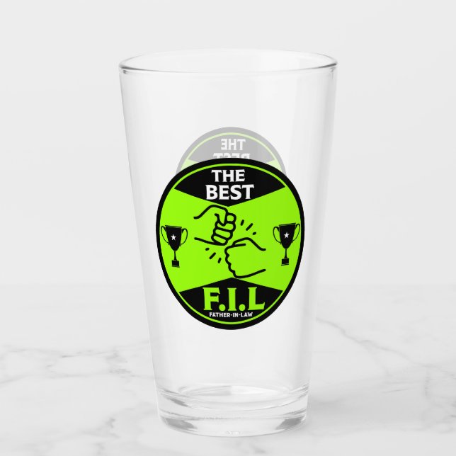 Das beste Vaterrecht Glas (Vorderseite)